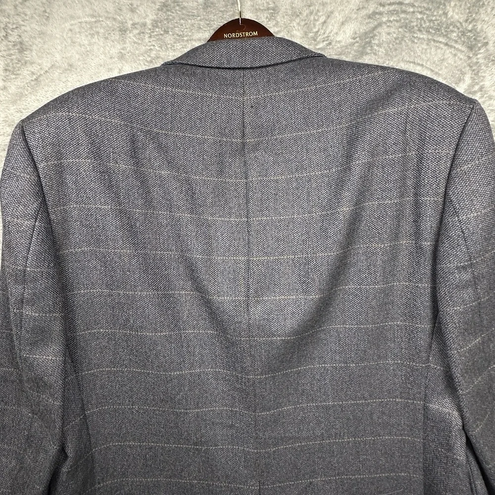 Botany 500 Blazer Sport Coat Suit Jacket Men's 42R Houndstooth 100% Lambswool